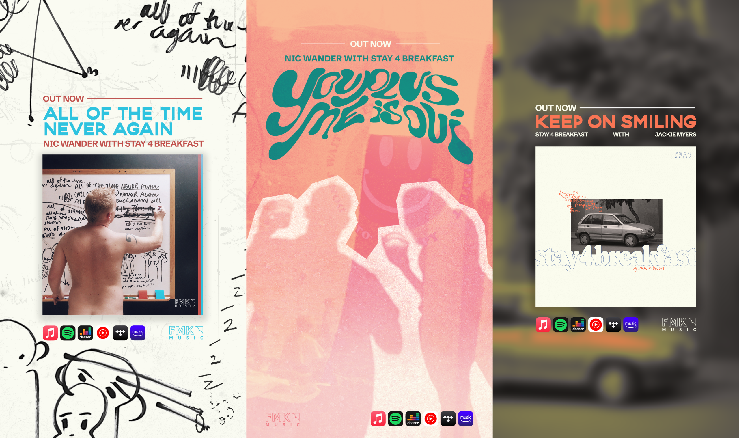 FMK Agency - album artwork and social media assets - 2023