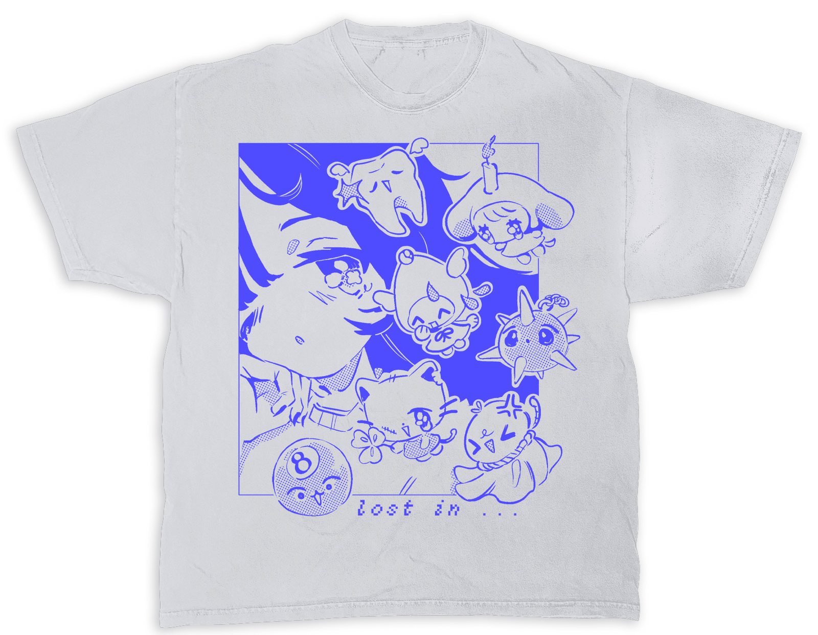 Genki Market - live print t-shirt design - 2024
